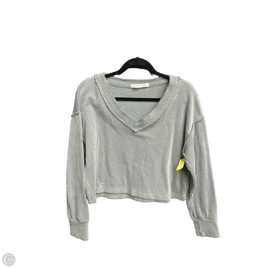 Top Long Sleeve By Altard State In Grey, Size: S