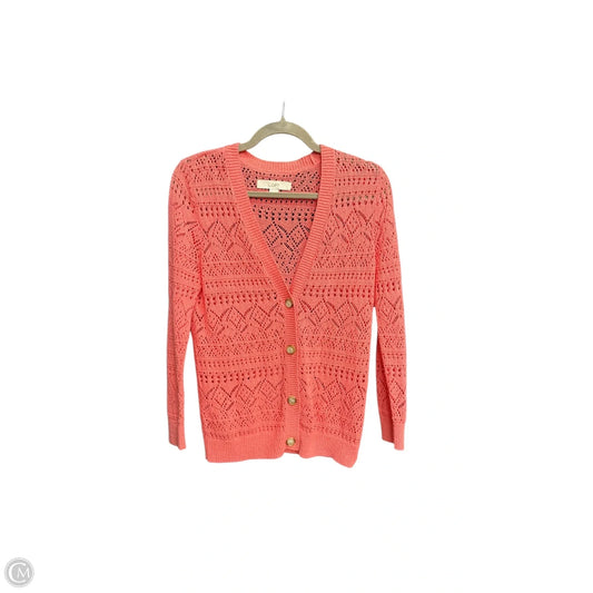 Cardigan By Loft In Coral, Size: M