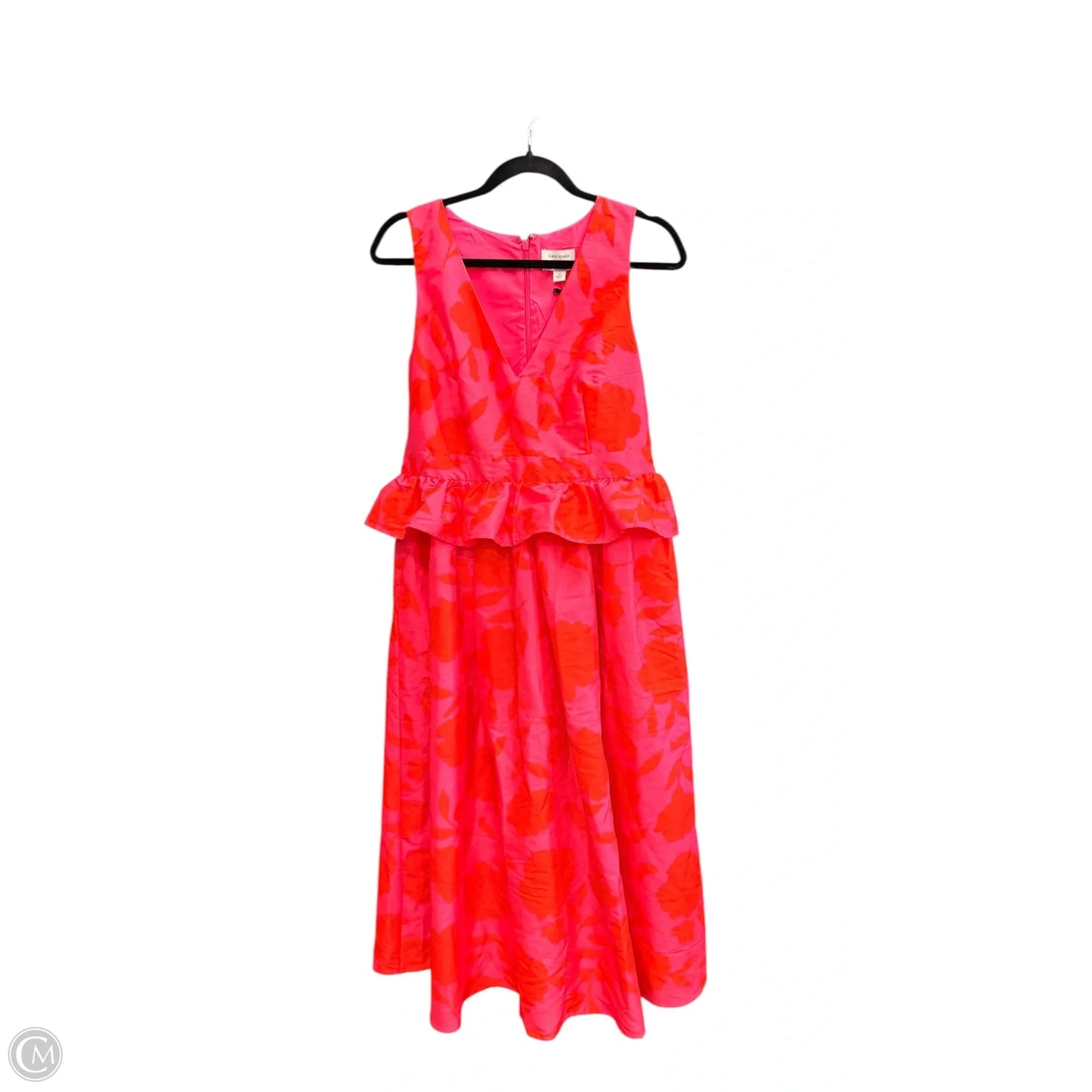 Dress Designer By Kate Spade In Orange & Pink, Size: M