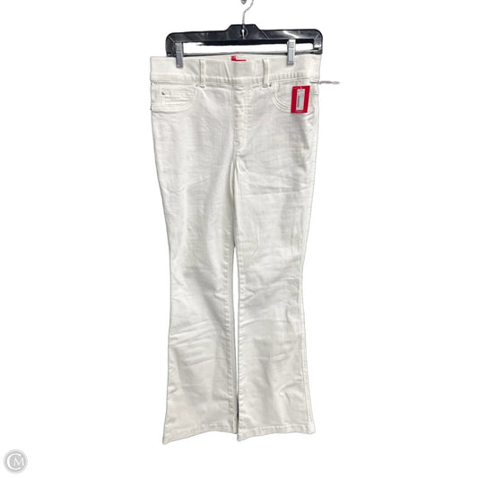 Jeans Flared By Spanx In White, Size: M