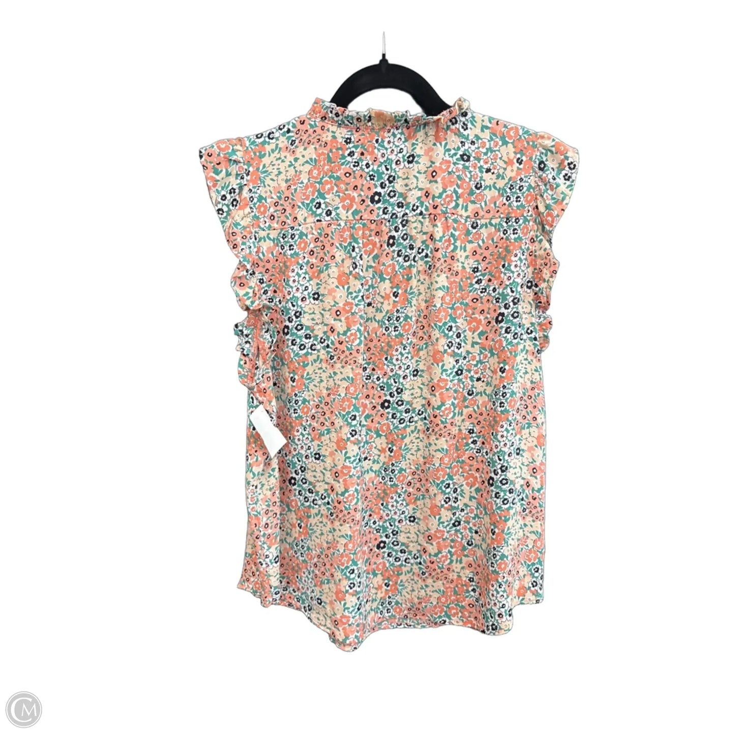 Blouse Sleeveless By Loft In Floral Print, Size: L