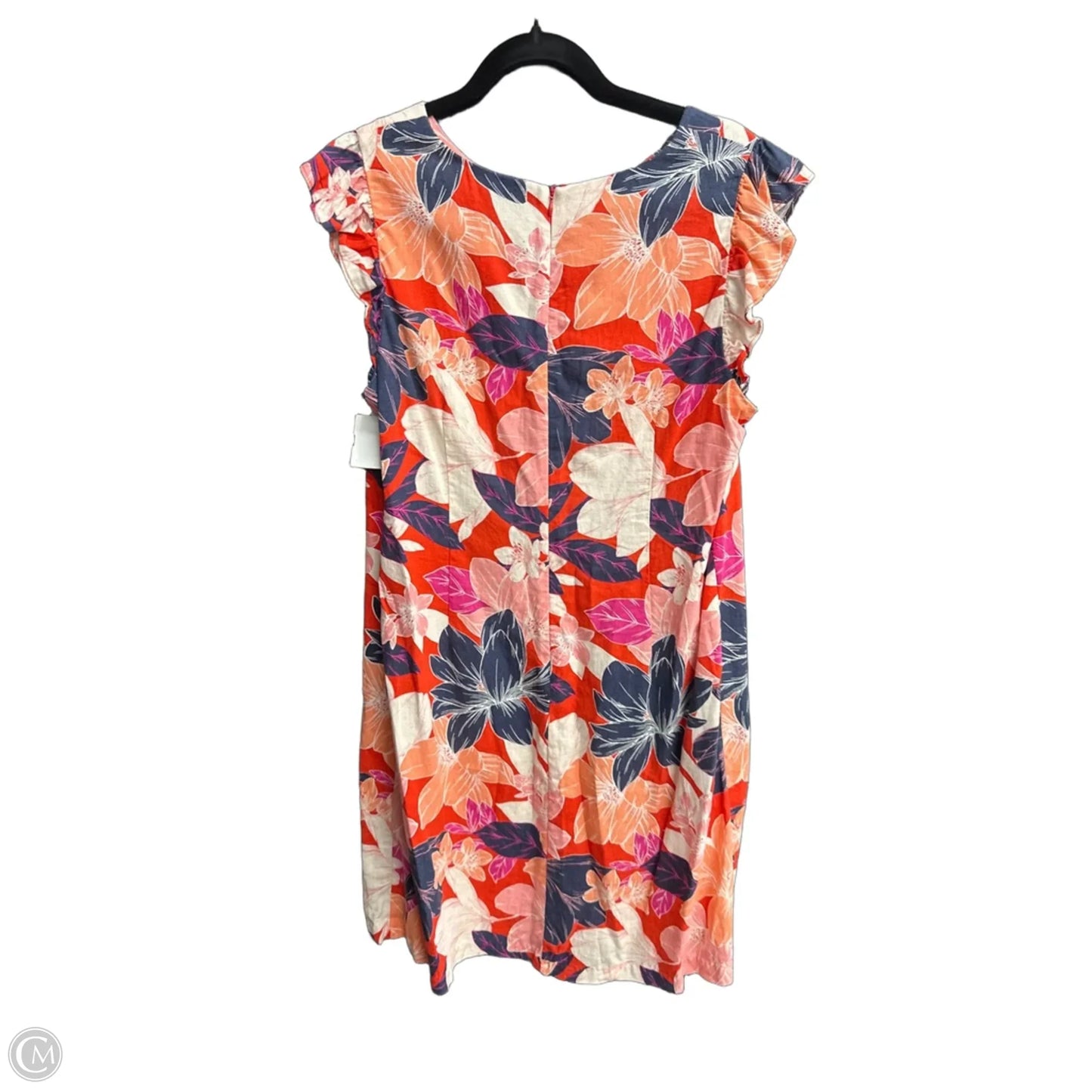 Dress Casual Midi By Clothes Mentor In Floral Print, Size: Xl