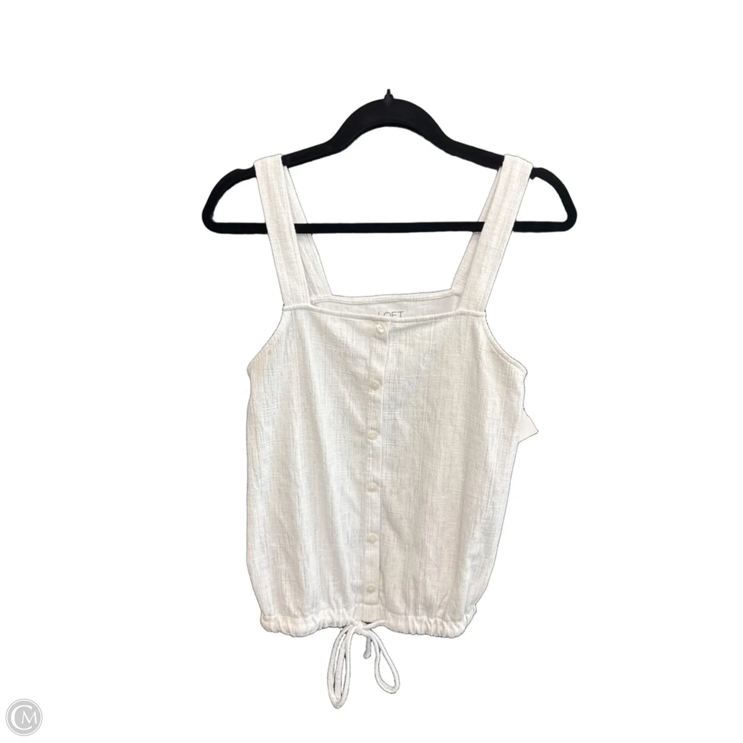 Tank Top By Loft In White, Size: S