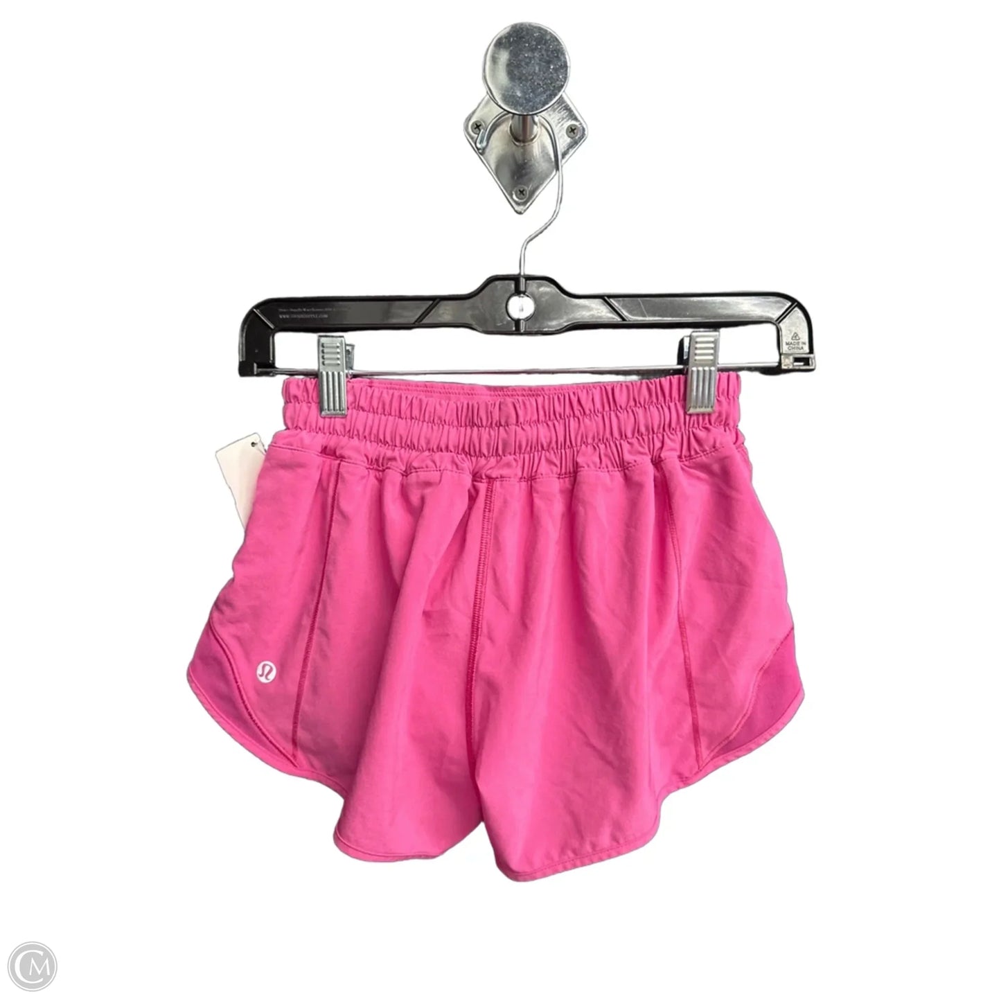 Athletic Shorts By Lululemon In Pink, Size: 4