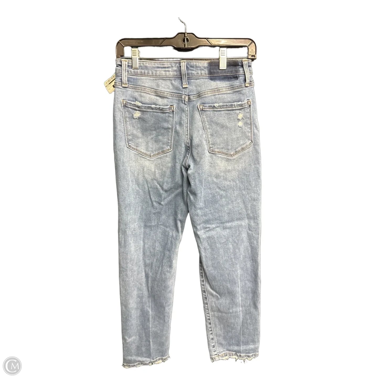 Jeans Straight By Vervet In Blue Denim, Size: 4