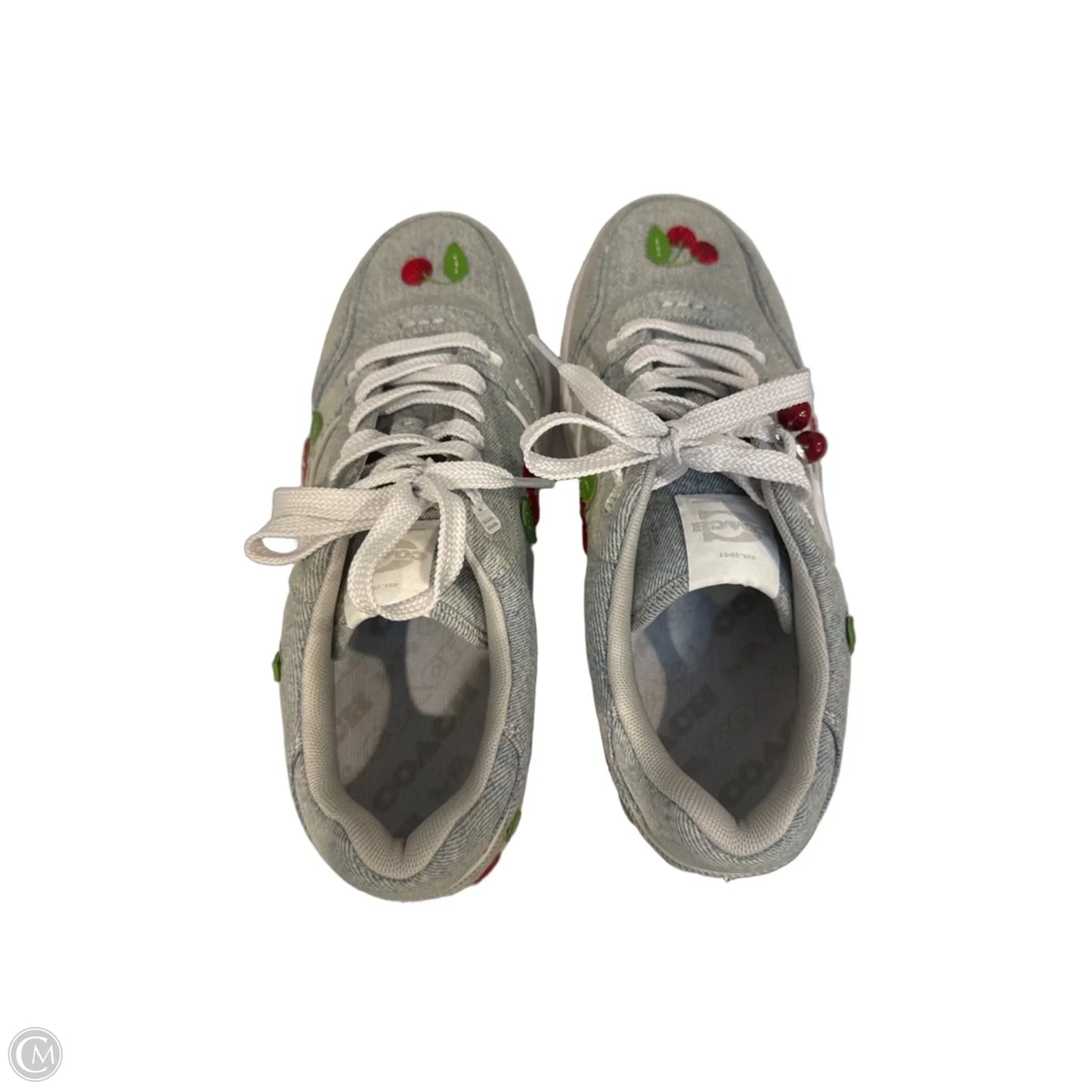 Shoes Designer By Coach In Blue Denim, Size: 10