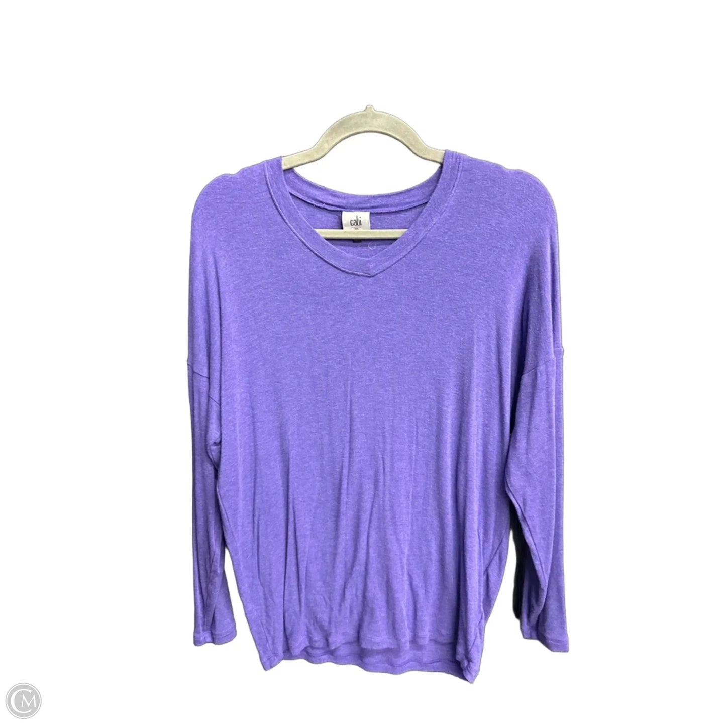Top Long Sleeve By Cabi In Purple, Size: Xs