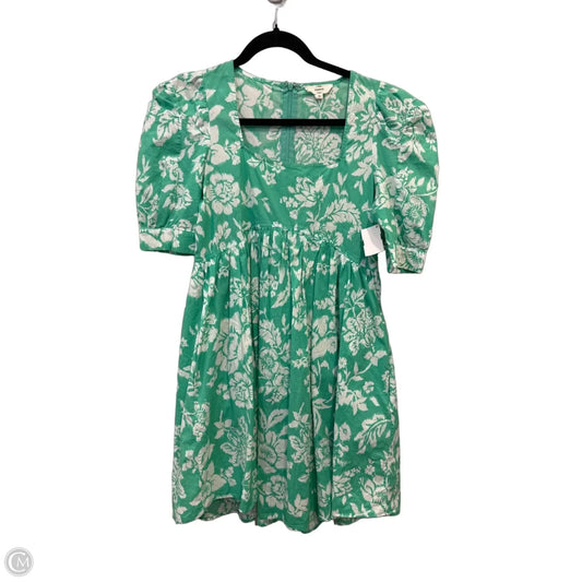 Dress Casual Midi By Entro In Green & White, Size: S