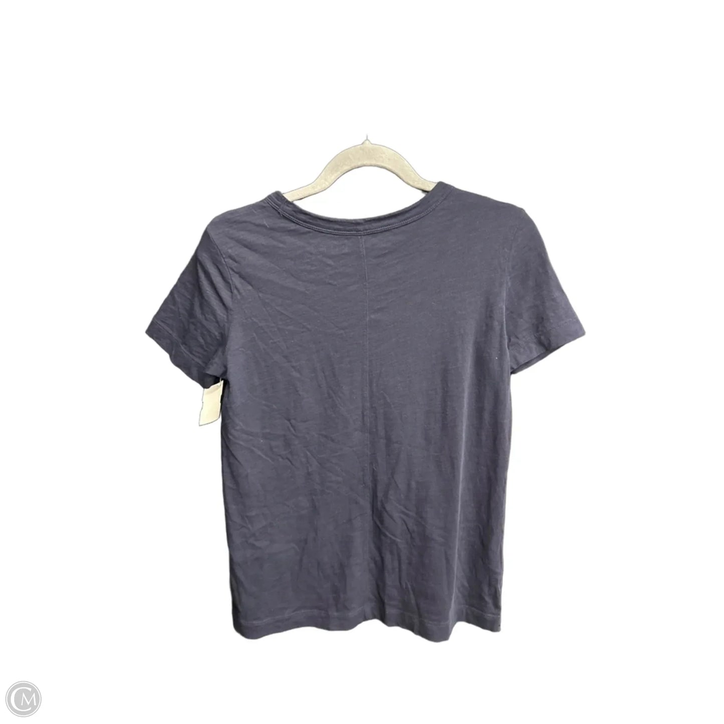 Top Short Sleeve By Loft In Navy, Size: Xs