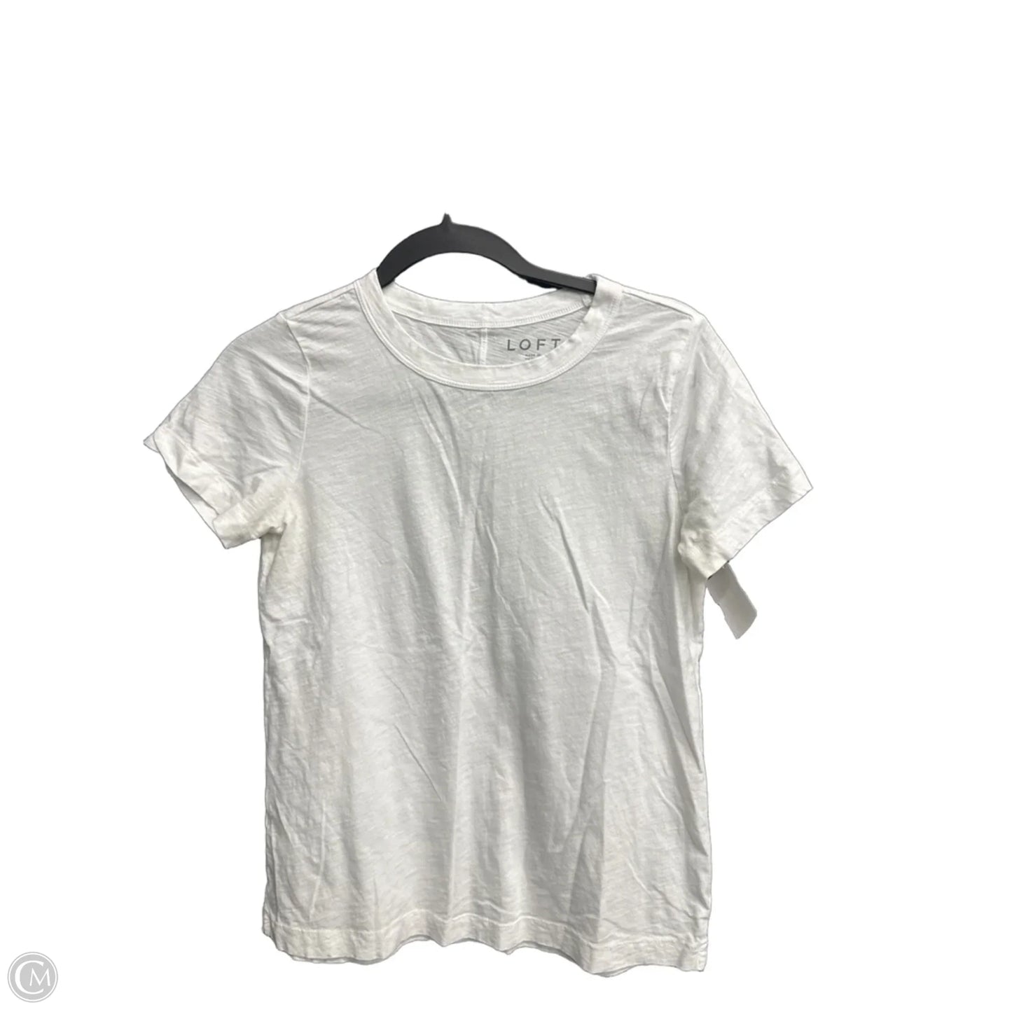 Top Short Sleeve By Loft In White, Size: Xs