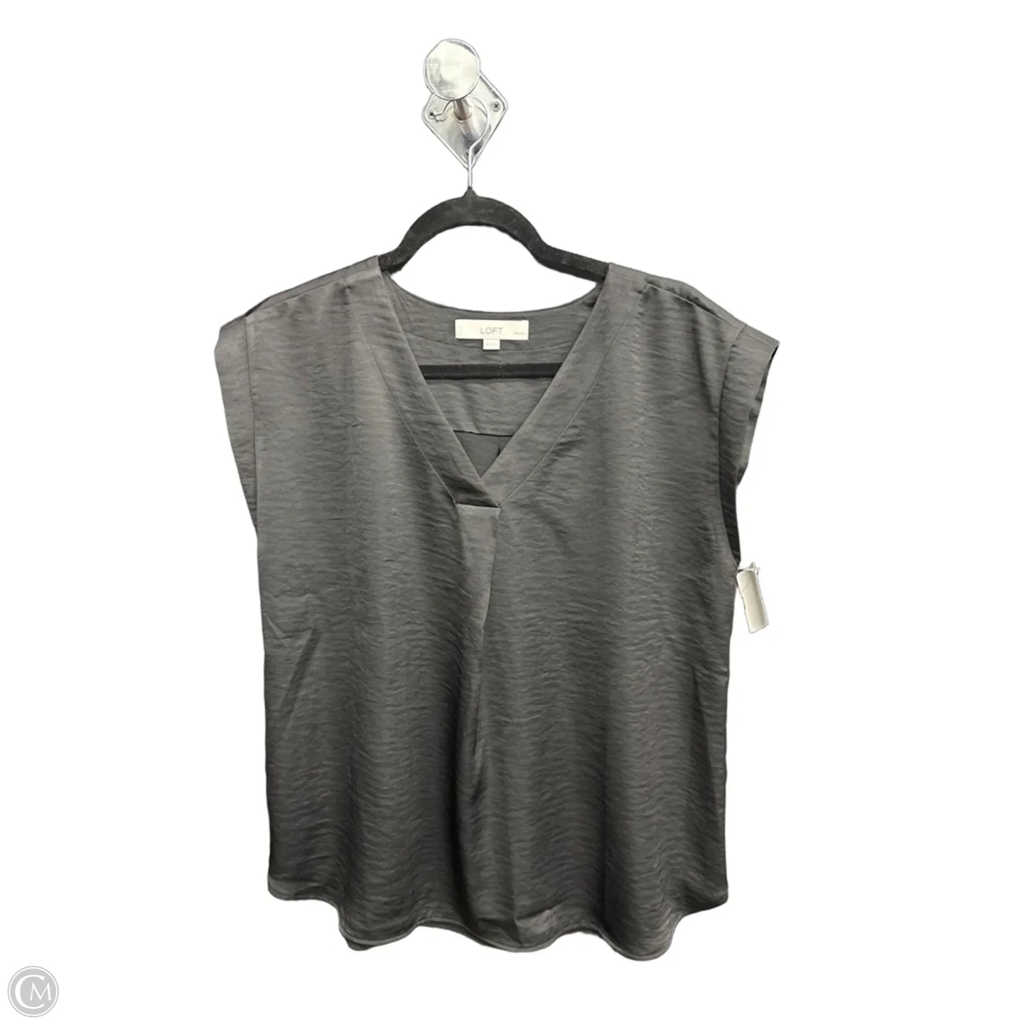 Top Sleeveless By Loft In Black, Size: Mp