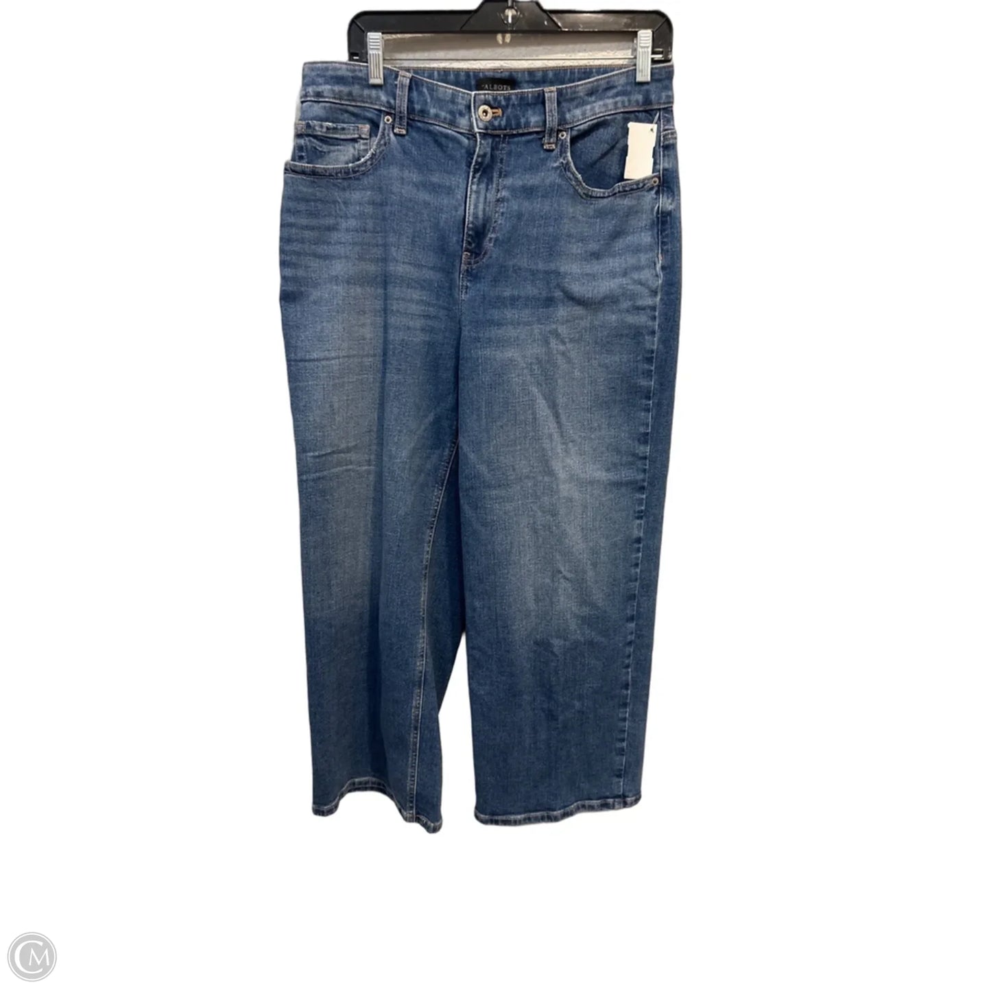 Jeans Wide Leg By Talbots In Blue Denim, Size: 10