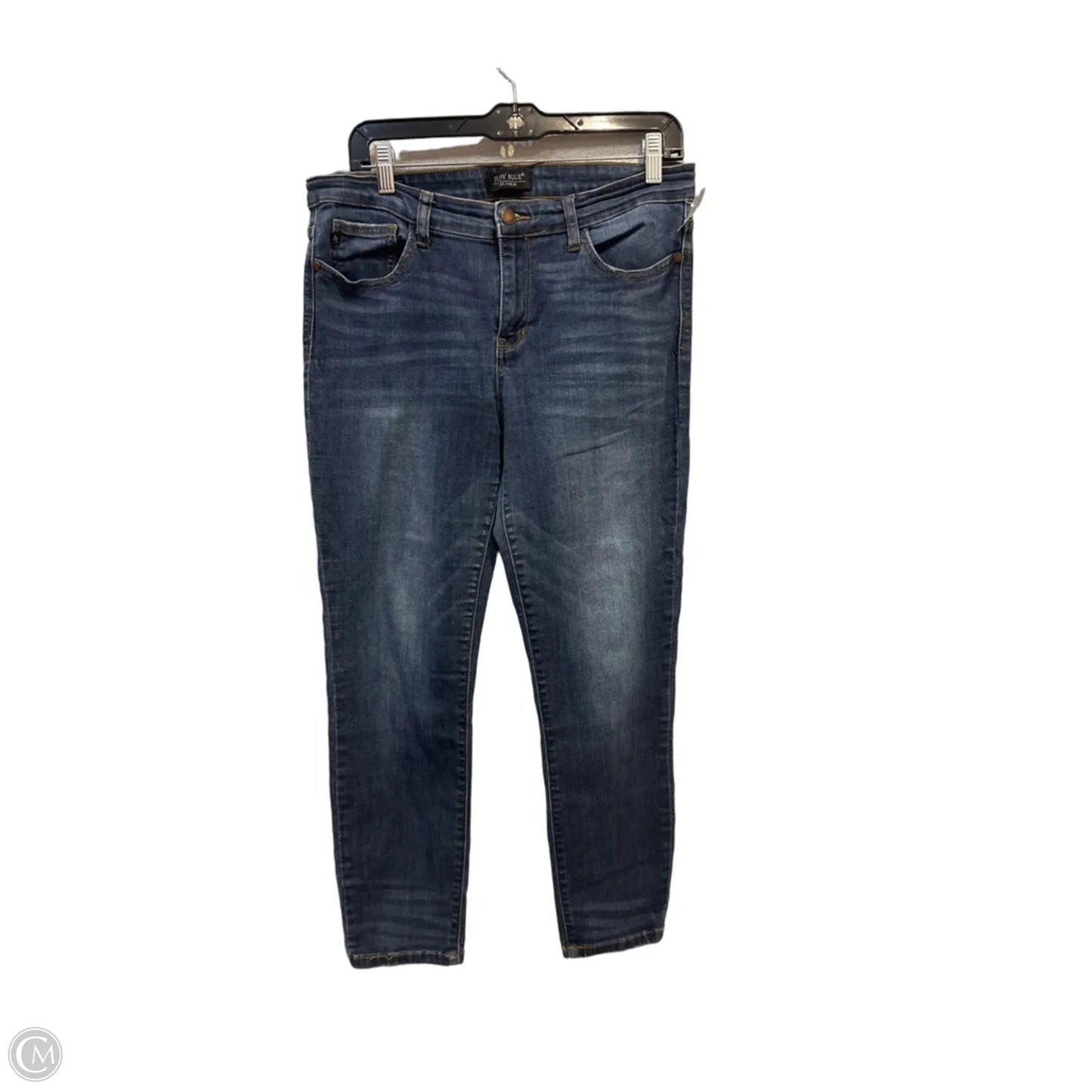Jeans Straight By Judy Blue In Blue Denim, Size: 14