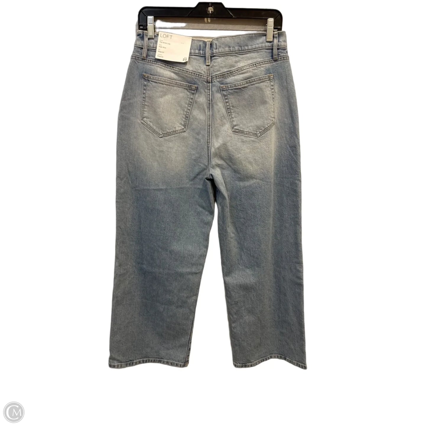 Jeans Wide Leg By Loft In Blue Denim, Size: 4
