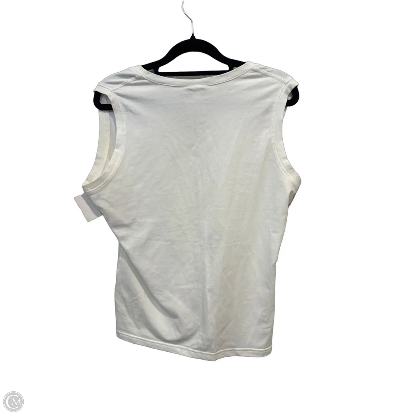 Athletic Tank Top By Nike Apparel In White, Size: L