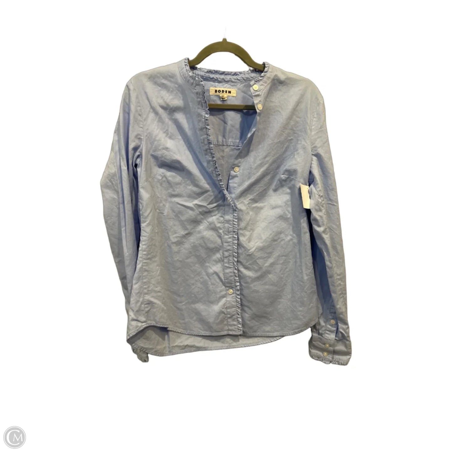 Top Long Sleeve By Boden In Blue, Size: L