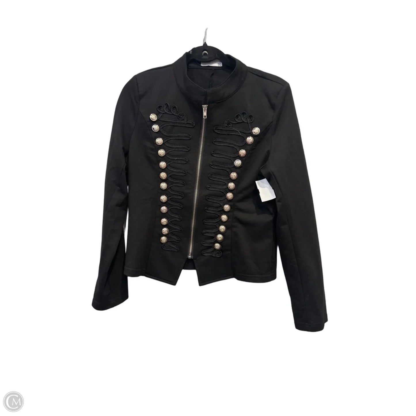 Jacket Other By Clothes Mentor In Black & Gold, Size: L