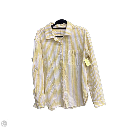 Top Long Sleeve By Copper Key In Striped Pattern, Size: M