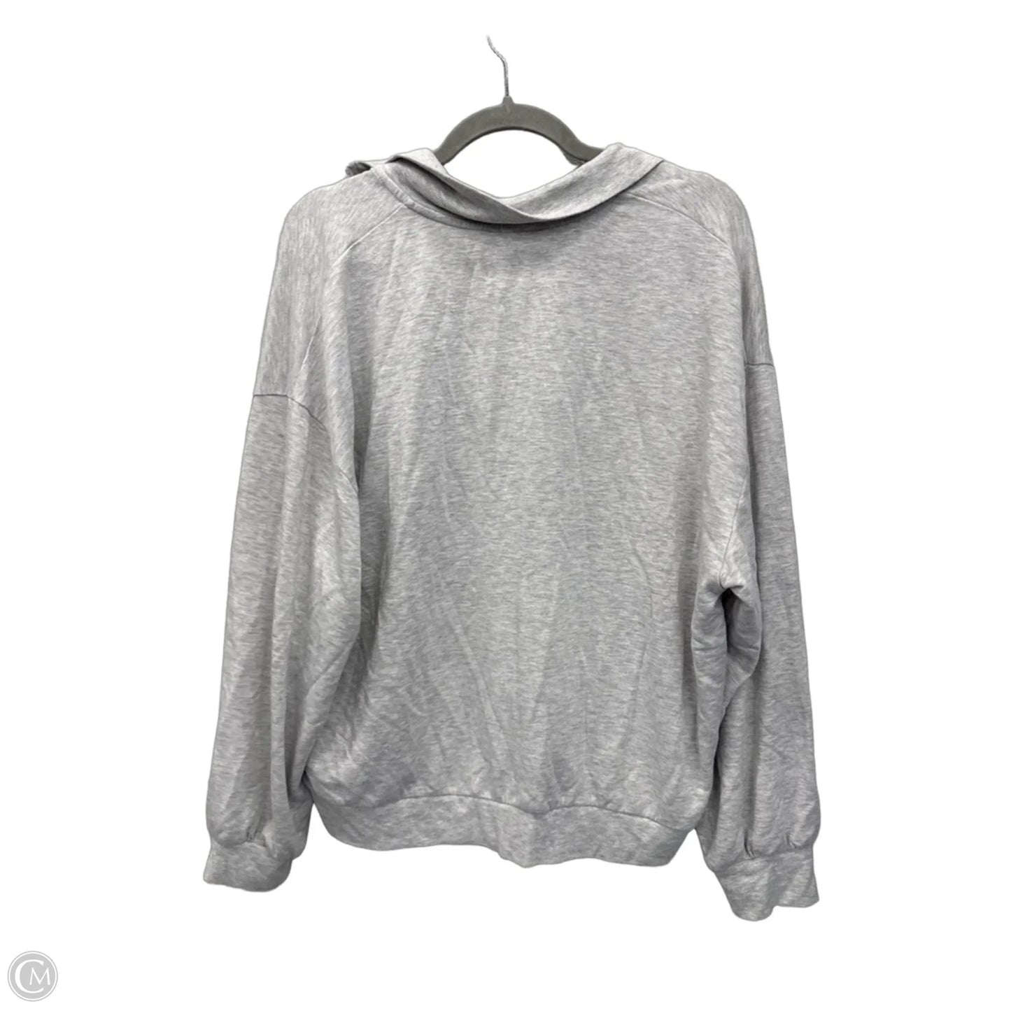 Sweatshirt Collar By Lou And Grey In Grey, Size: M