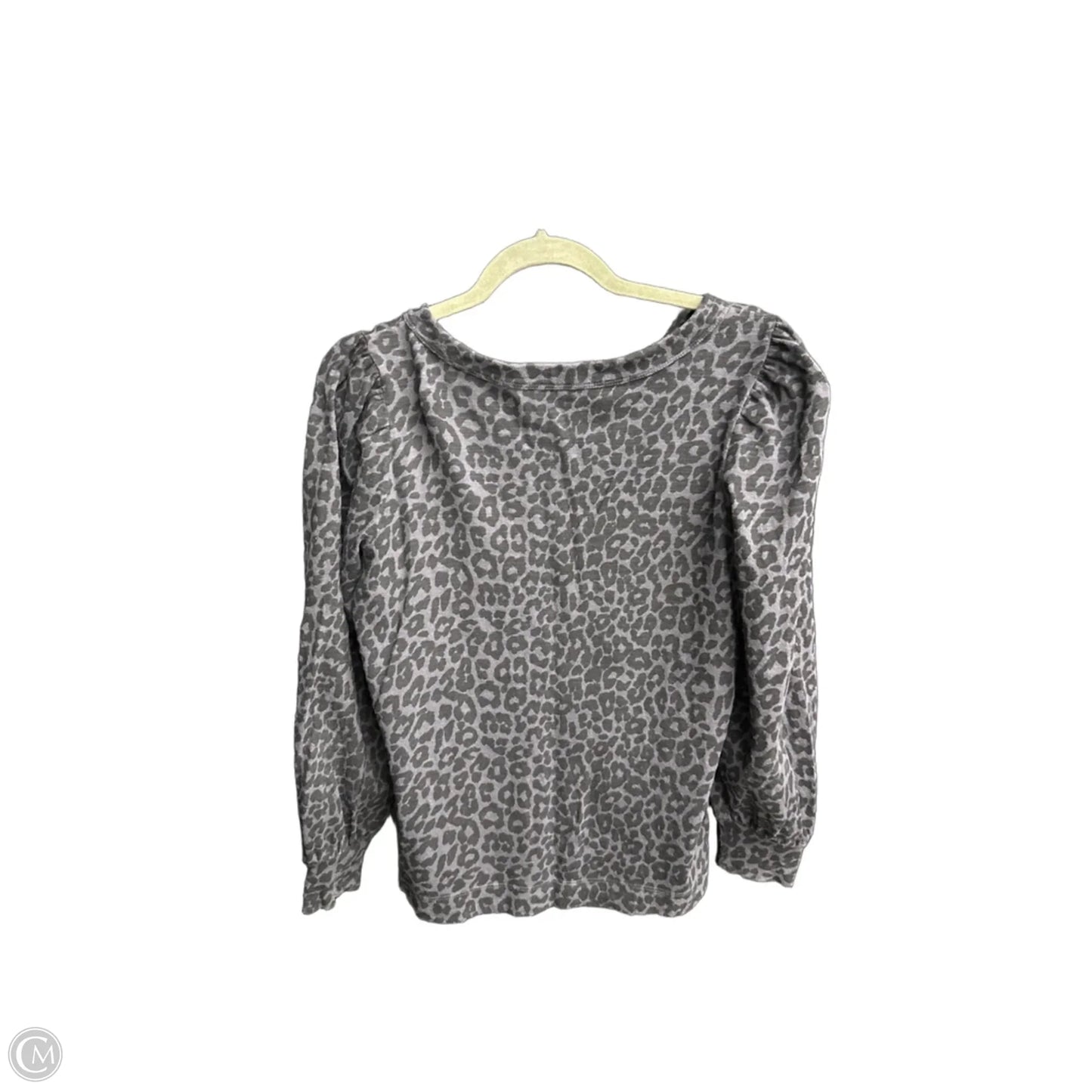 Top Long Sleeve By Loft In Animal Print, Size: M