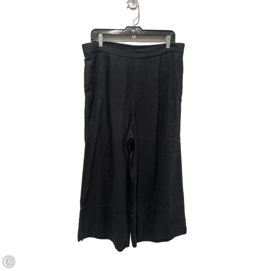 Pants Linen By Banana Republic In Black, Size: L