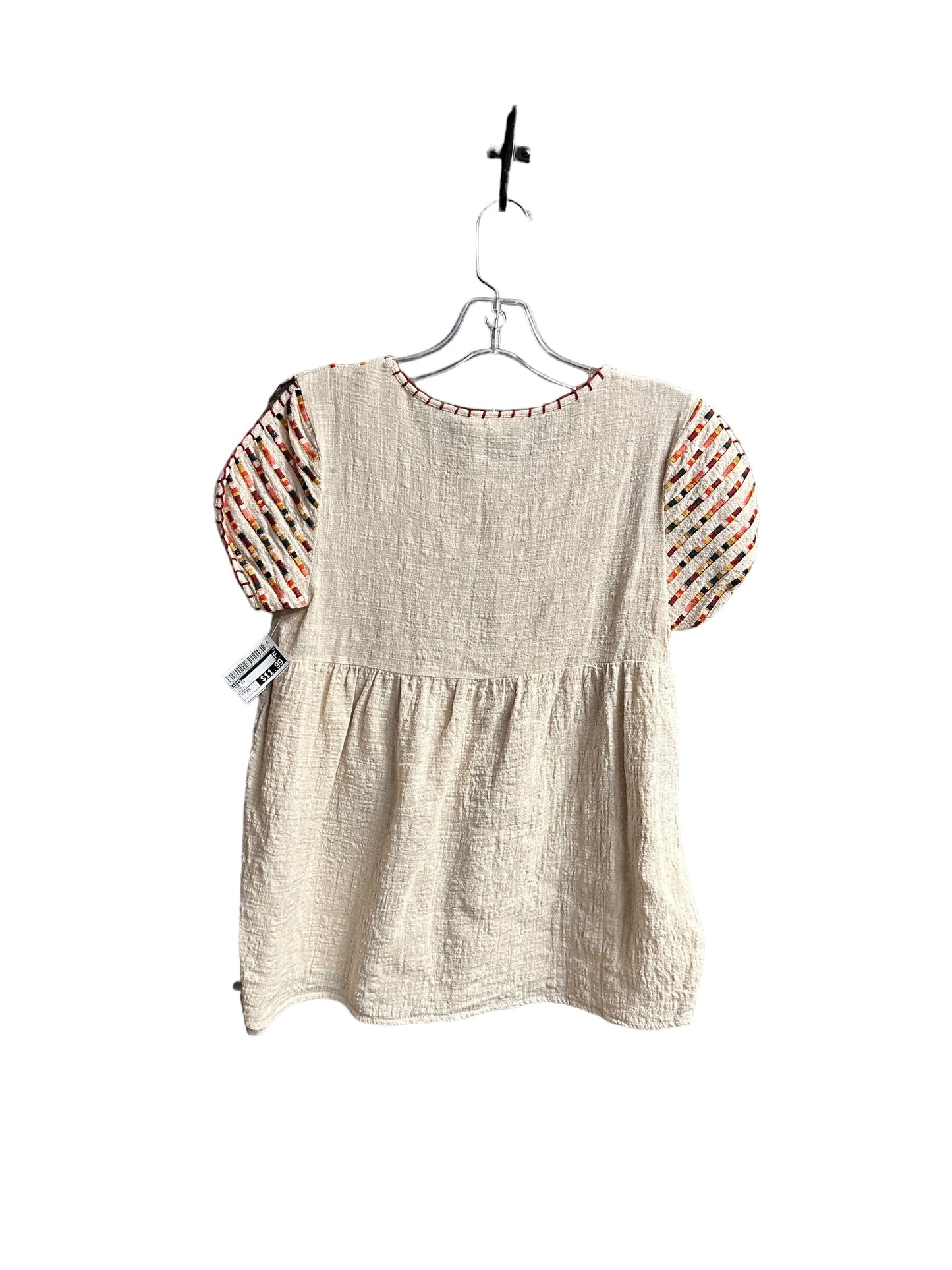 Tan Top Short Sleeve Thml, Size Xs