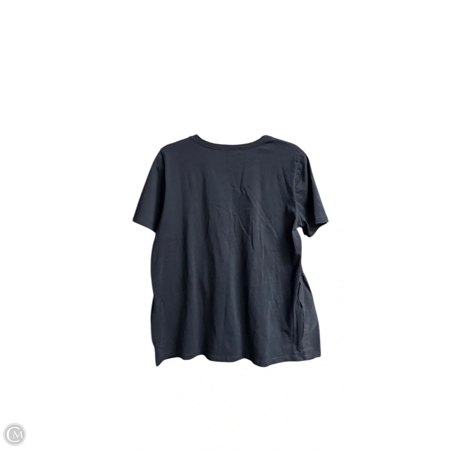 Top Short Sleeve By Zara In Black, Size: L