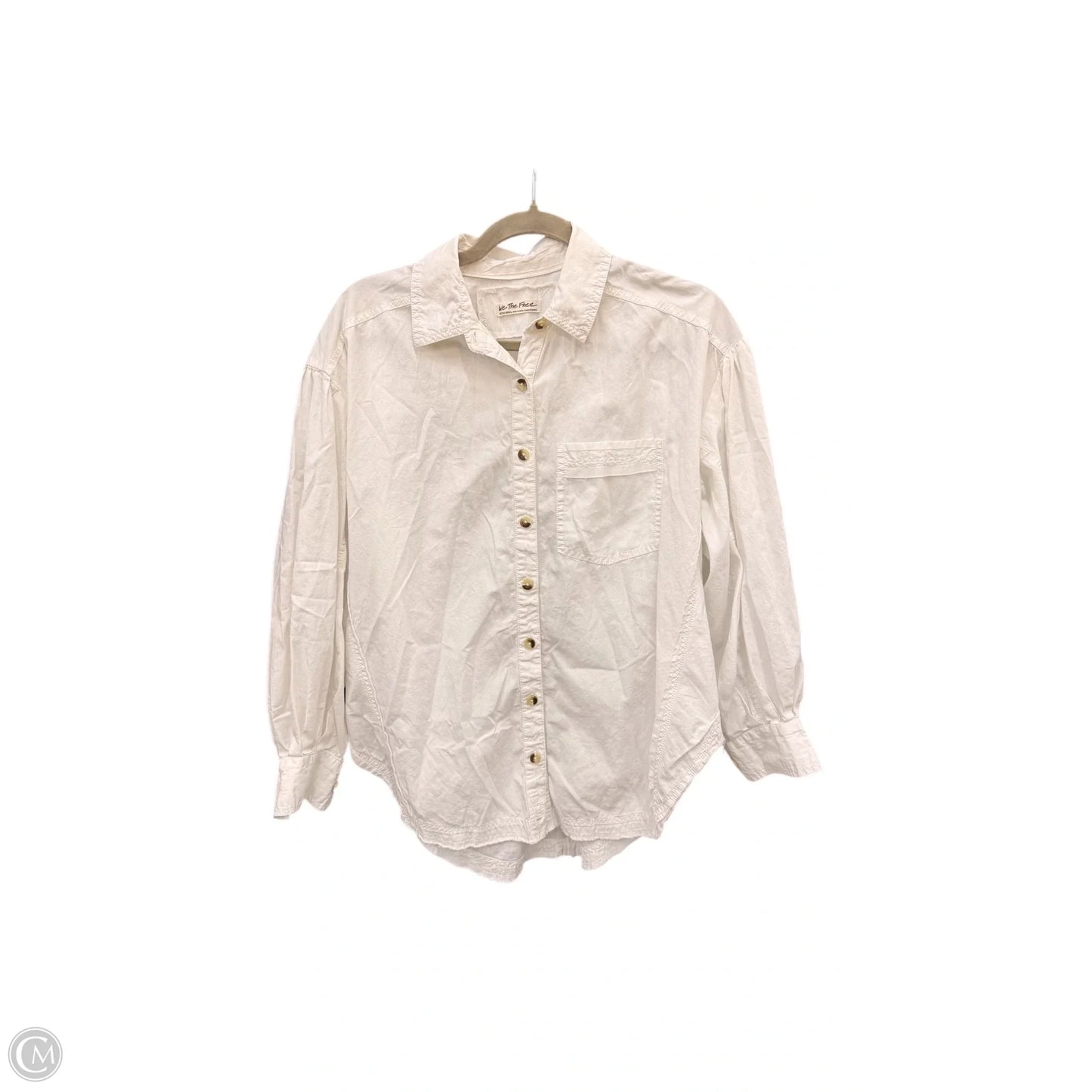 Top Long Sleeve By We The Free In White, Size: Xs