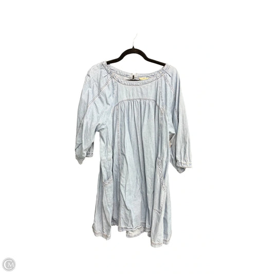 Dress Casual Midi By Entro In Blue Denim, Size: L