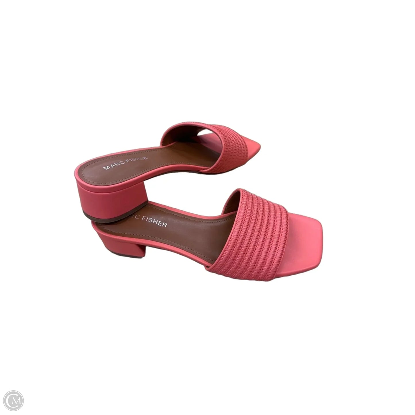 Shoes Heels Block By Marc Fisher In Coral, Size: 6.5