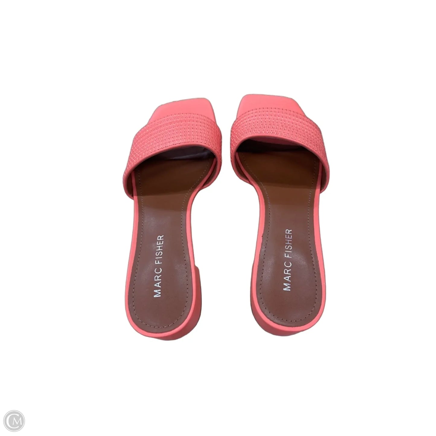 Shoes Heels Block By Marc Fisher In Coral, Size: 6.5