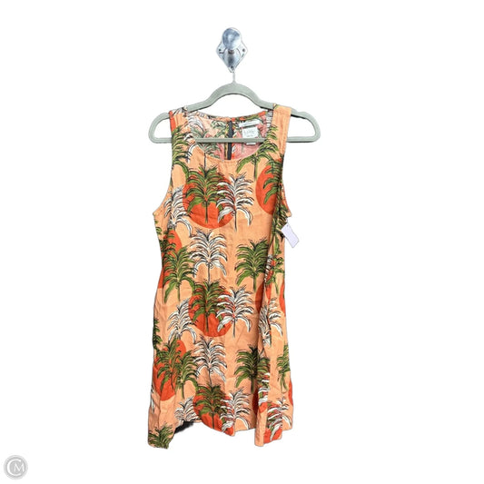 Dress Casual Midi By Nicole Miller In Tropical Print, Size: M