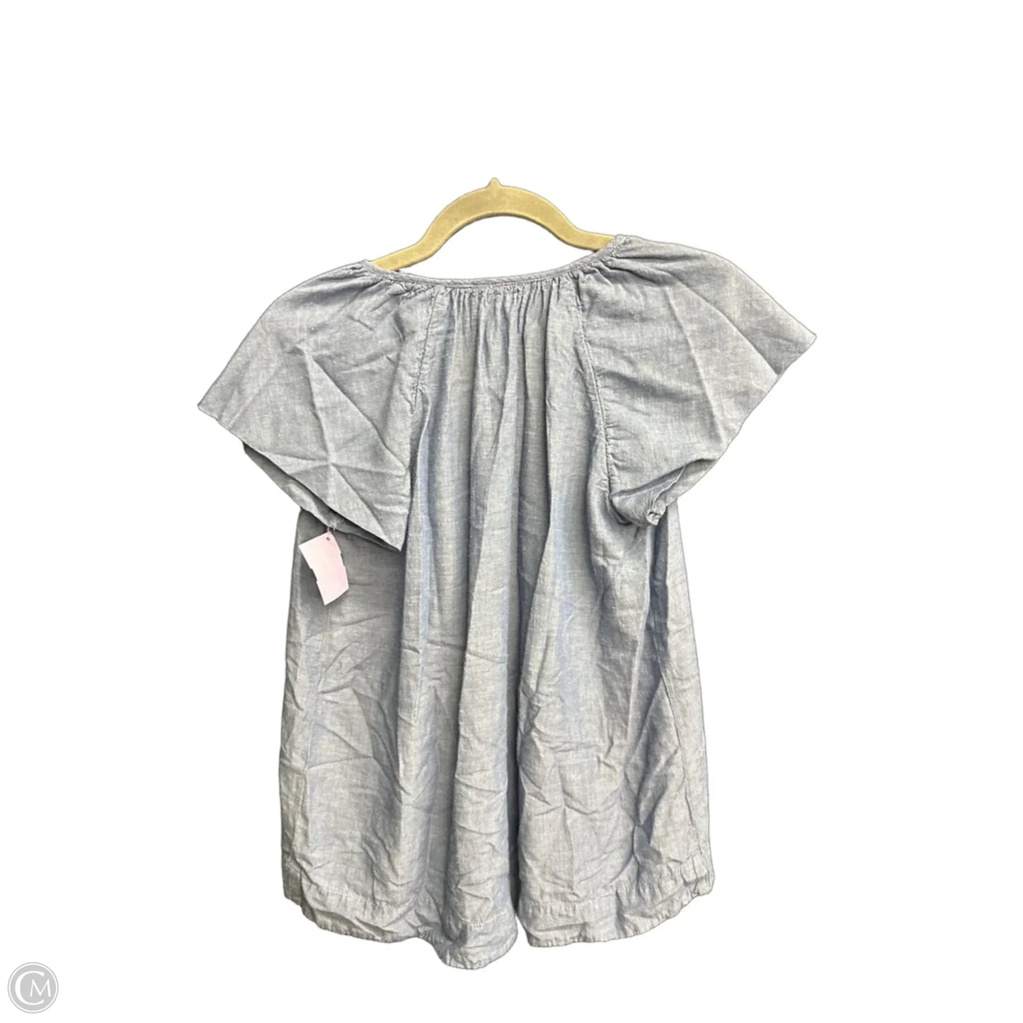 Top Short Sleeve Basic By St Johns Bay In Blue, Size: M