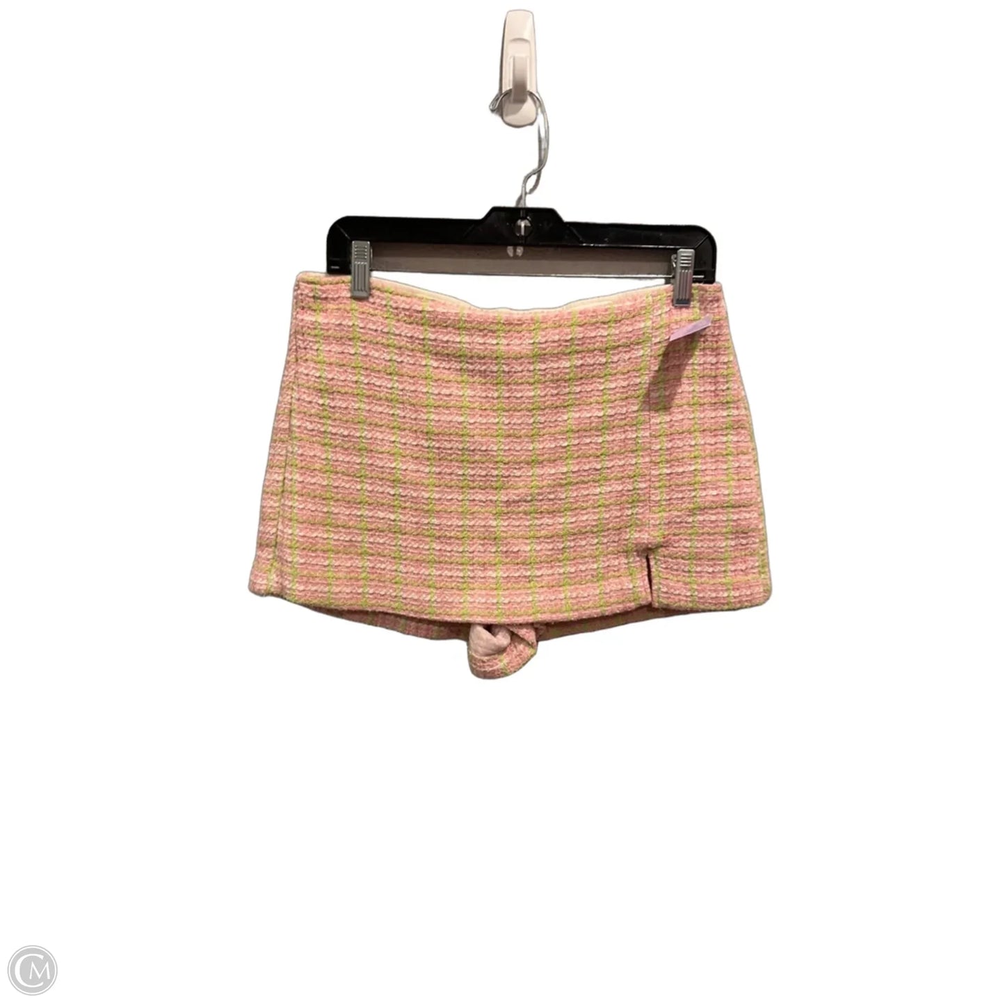 Skort By Zara In Plaid Pattern, Size: L