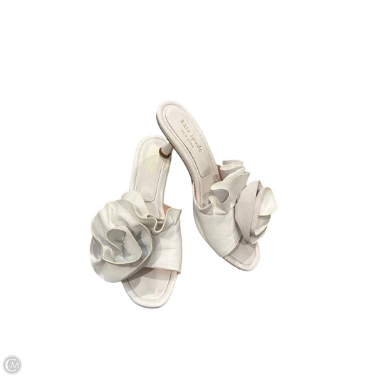 Shoes Designer By Kate Spade In White, Size: 9.5