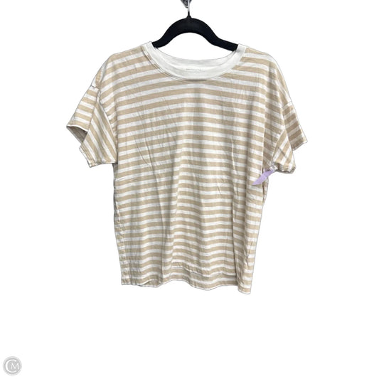Top Short Sleeve By J. Crew In Striped Pattern, Size: M