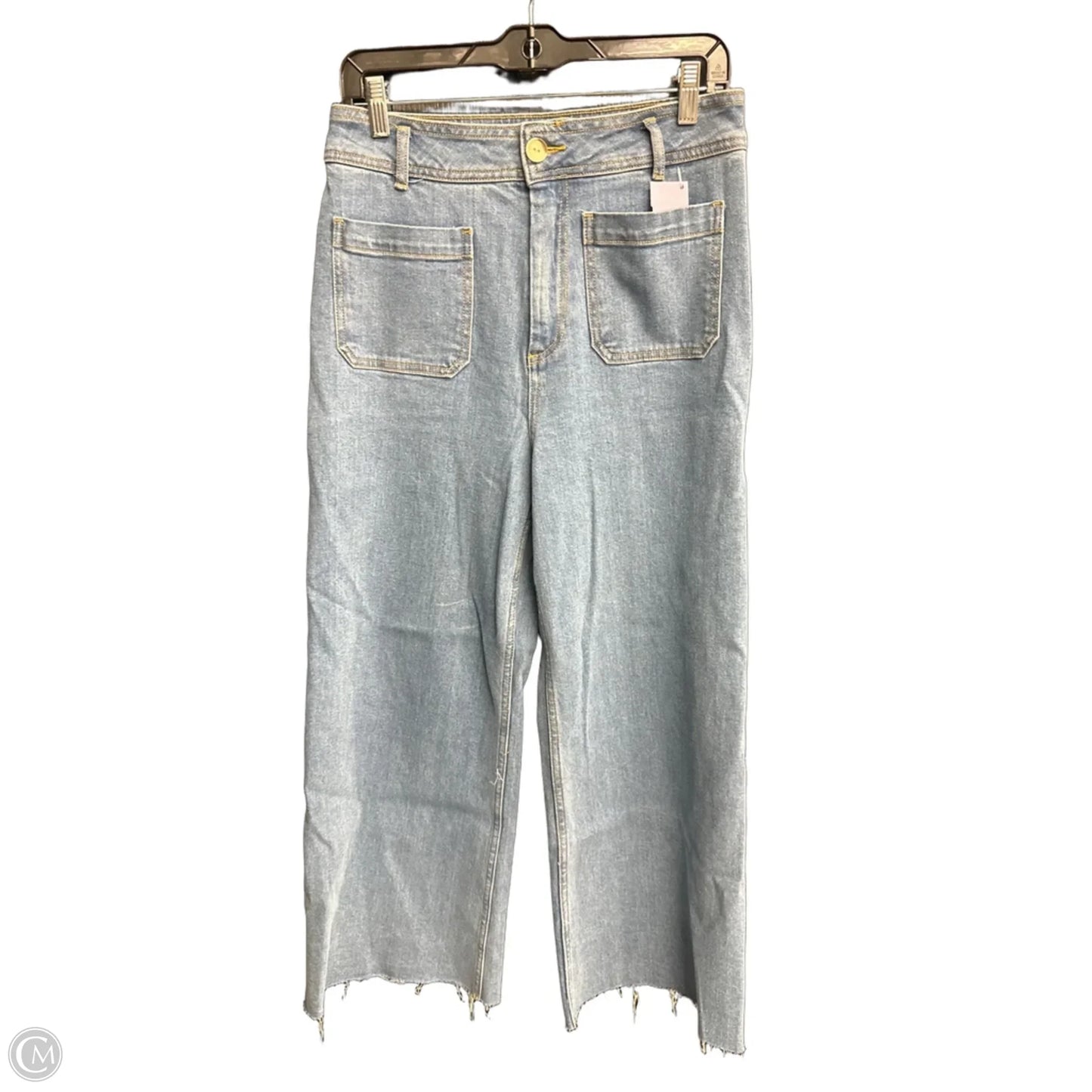 Jeans Wide Leg By Clothes Mentor In Blue Denim, Size: 6
