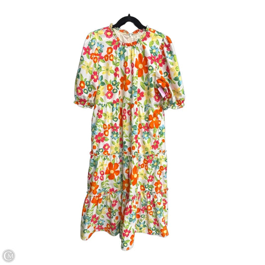 Dress Casual Maxi By Thml In Floral Print, Size: Xl