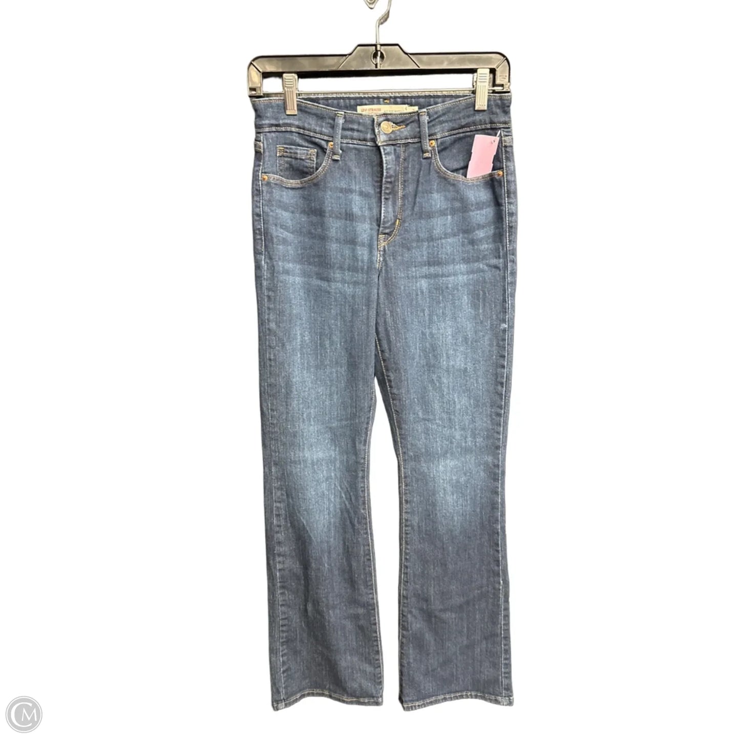 Jeans Boot Cut By Levis In Blue Denim, Size: 2