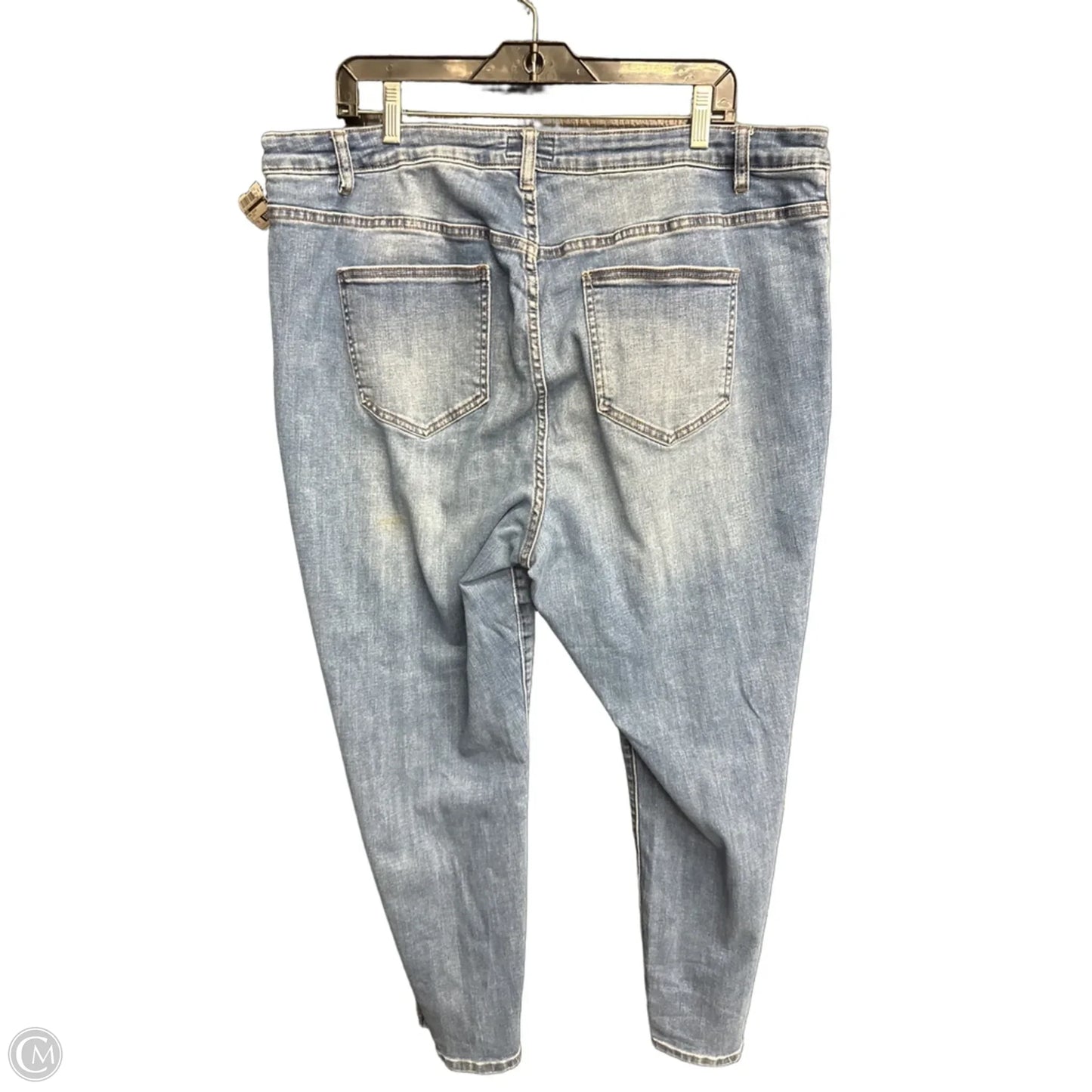 Jeans Straight By Cece In Blue Denim, Size: 20