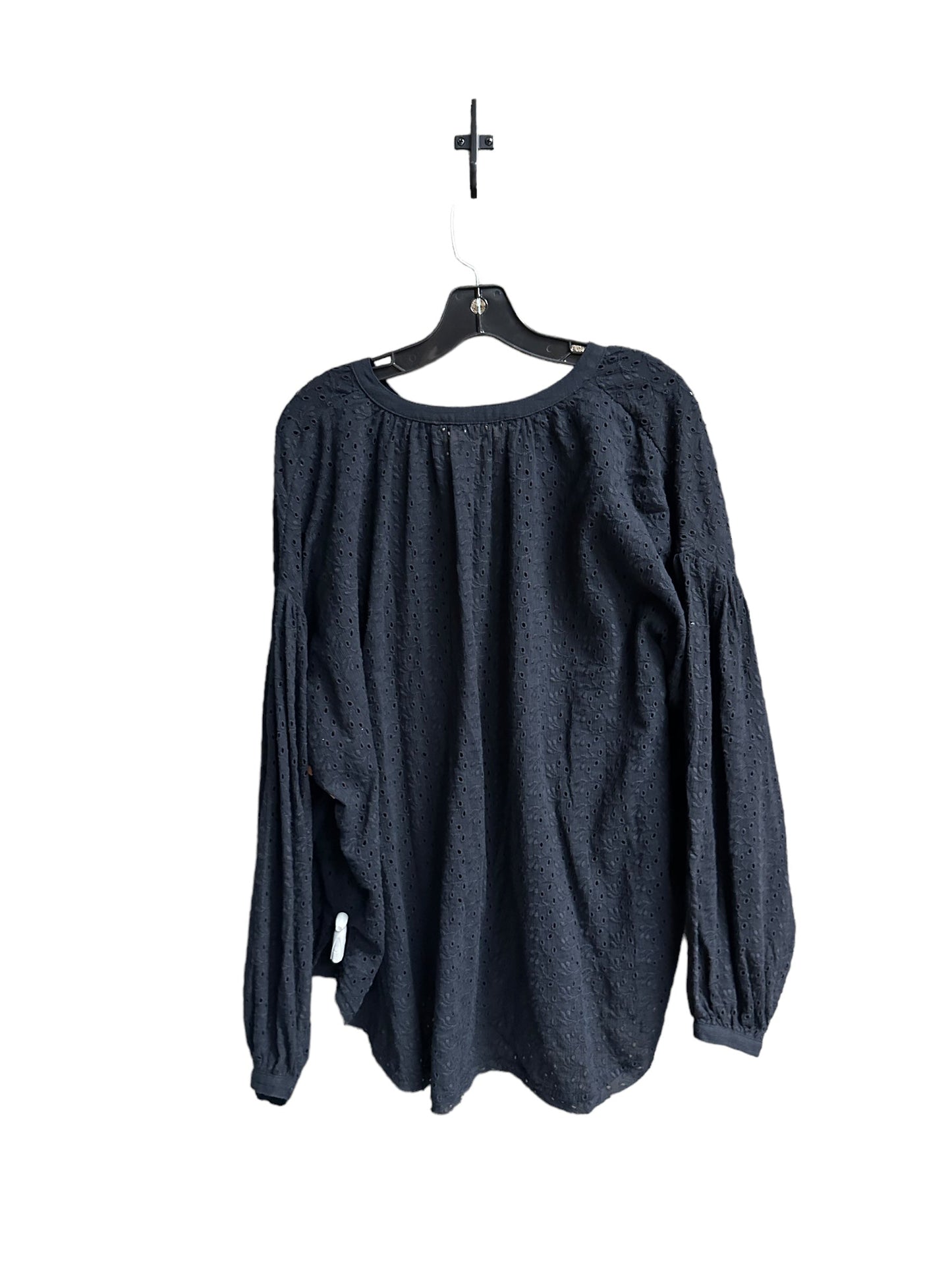 Black Top Long Sleeve Free People, Size L