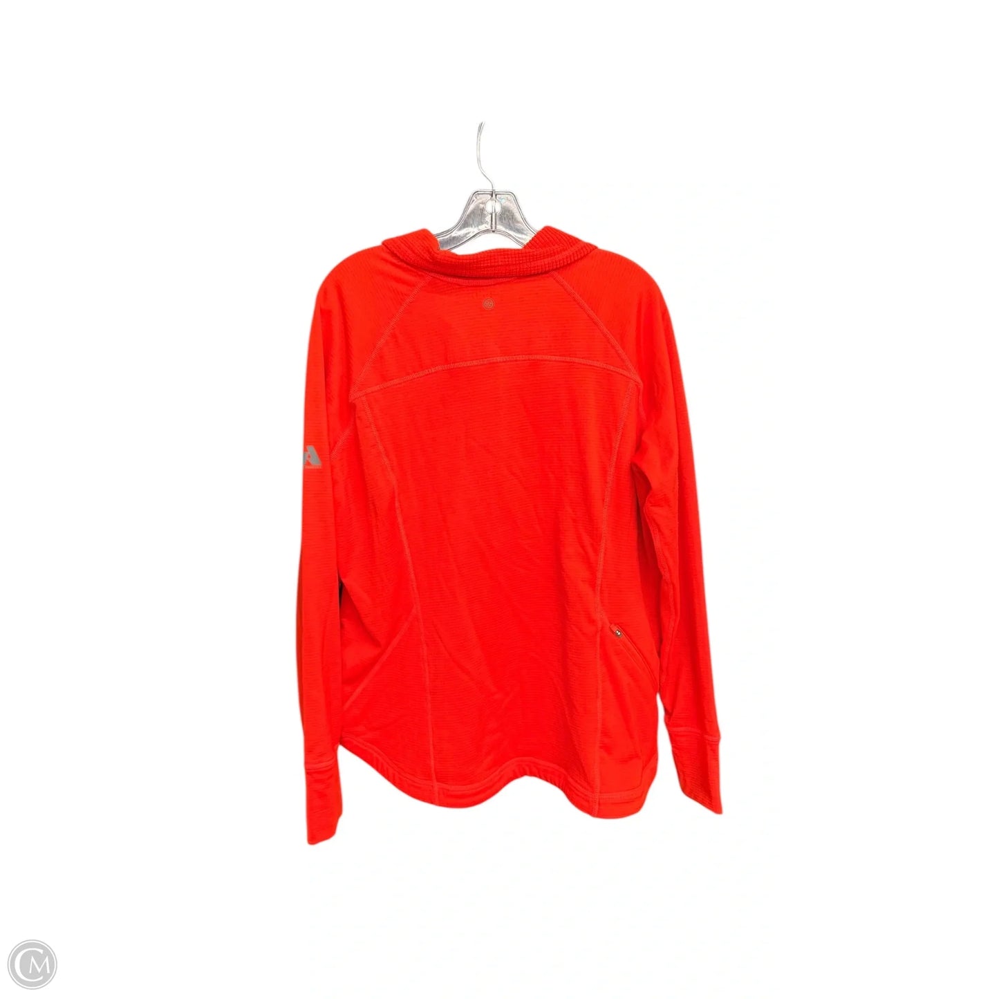 Athletic Jacket By Eddie Bauer In Orange, Size: Xxl