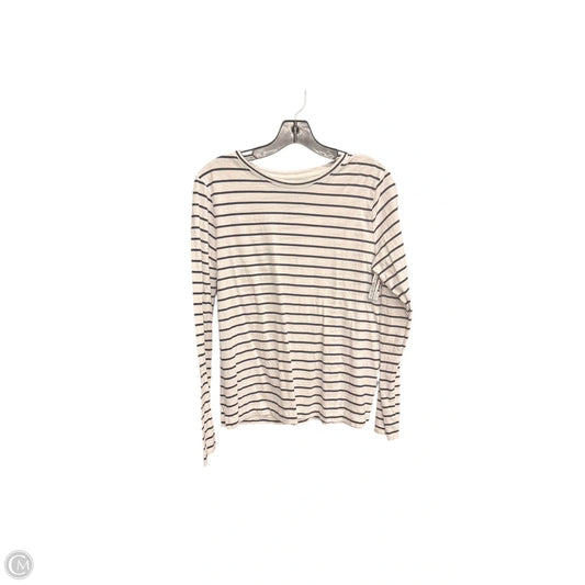 Top Long Sleeve By Vineyard Vines In Striped Pattern, Size: M