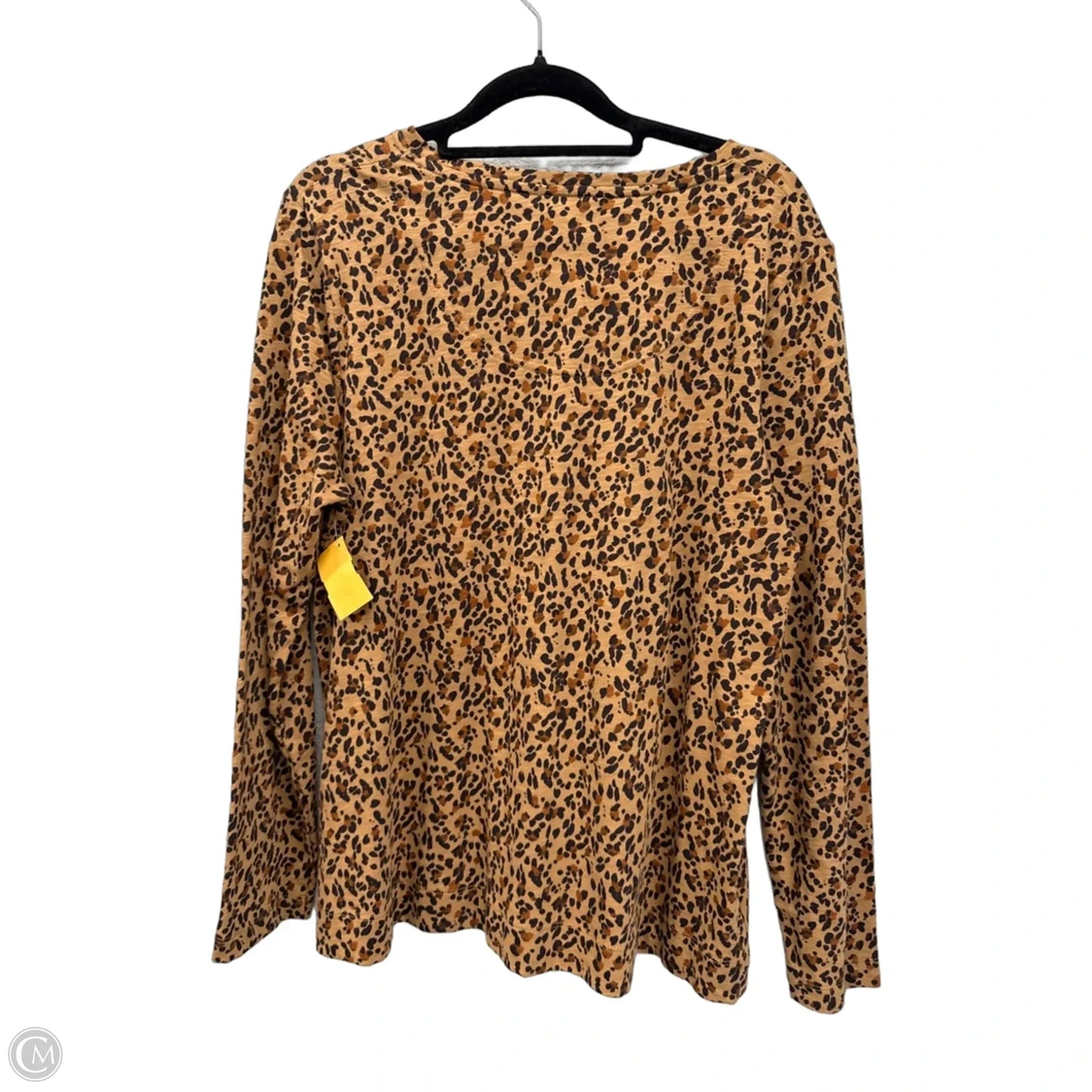 Top Long Sleeve By Joules In Animal Print, Size: M