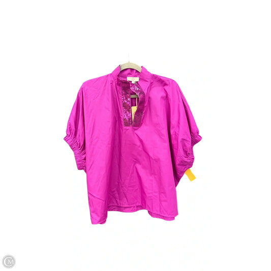Top Short Sleeve By Entro In Purple, Size: S