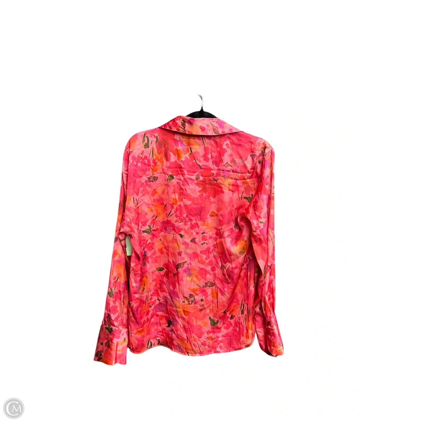 Top Long Sleeve By Zara In Pink, Size: S