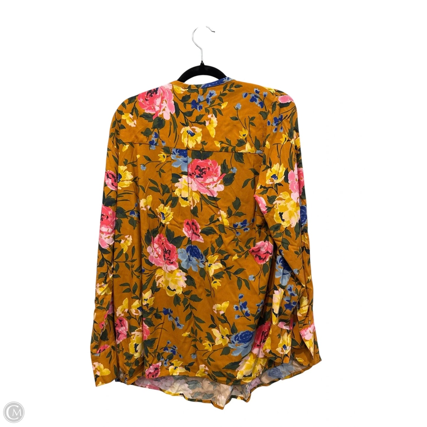 Top Long Sleeve By Old Navy In Floral Print, Size: M