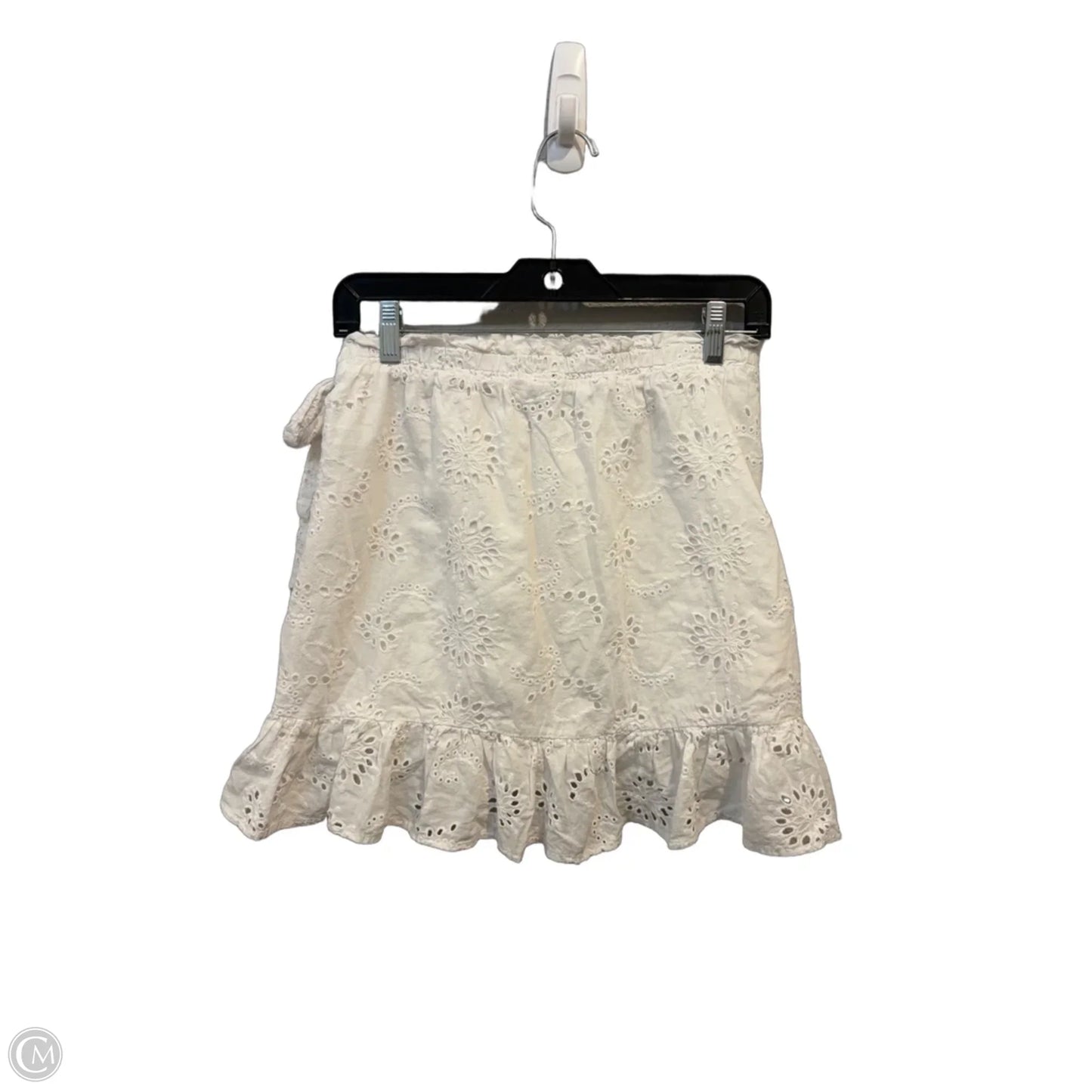 Skirt Mini & Short By Versona In White, Size: 8