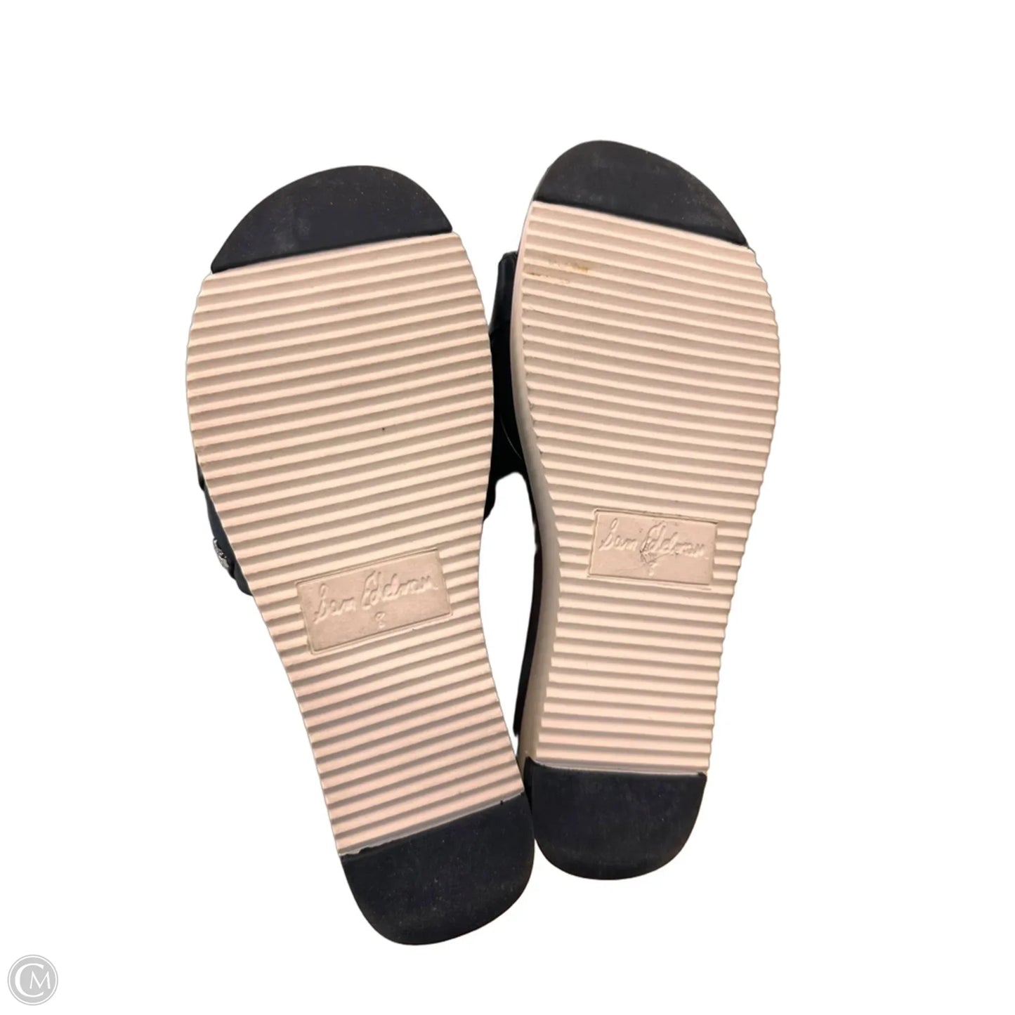 Sandals Flats By Sam Edelman In Black & White, Size: 8