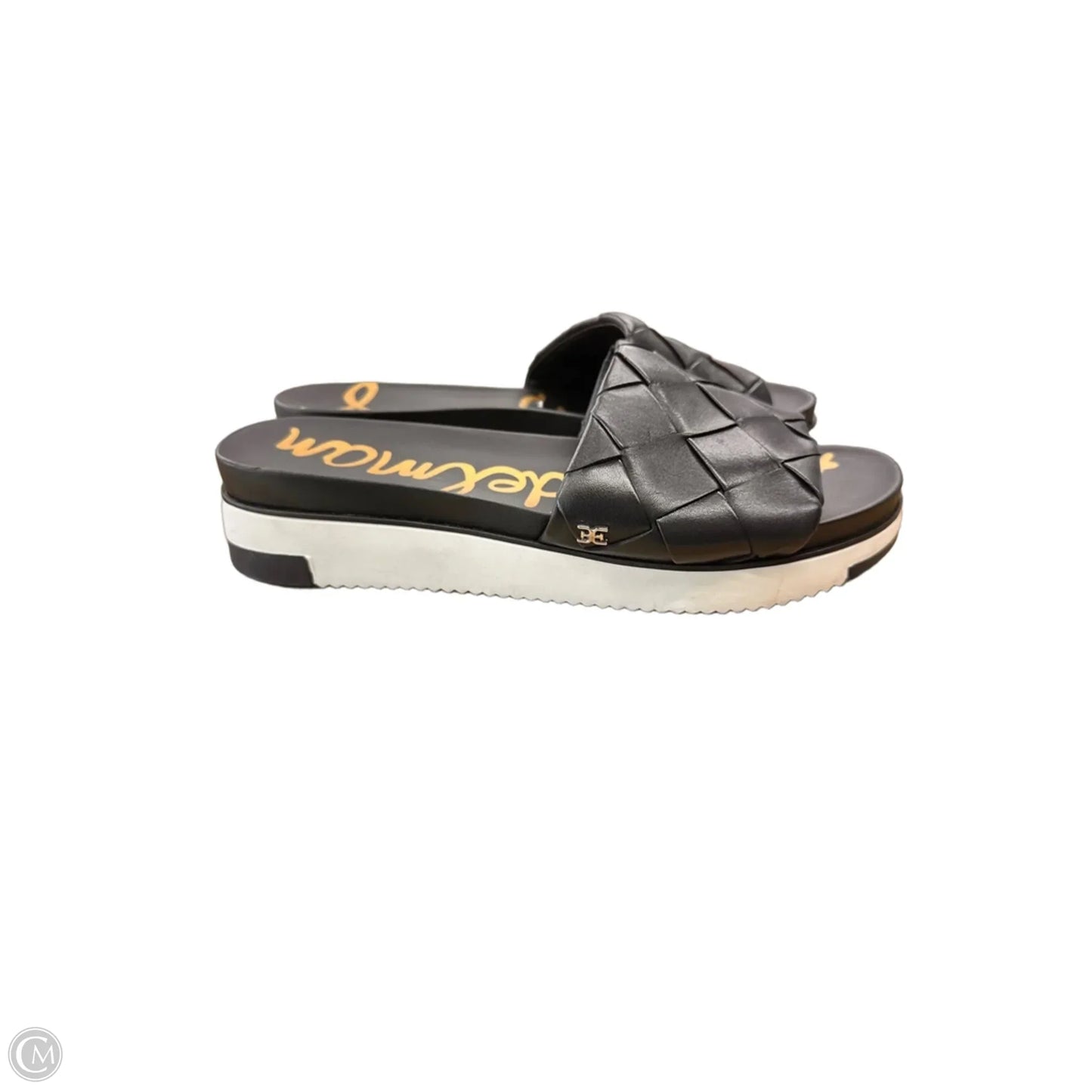 Sandals Flats By Sam Edelman In Black & White, Size: 8